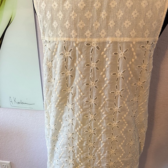 Joie white dress size large - Picture 4 of 6